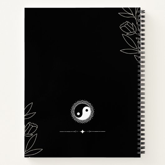 Young, Wild, & Free Yin-Yang Notebook ノートブック (裏面)