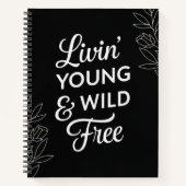 Young, Wild, & Free Yin-Yang Notebook ノートブック (正面)
