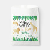 Young Wild & Three Boys Third Birthdayパーティー フェイバーバッグ (正面)