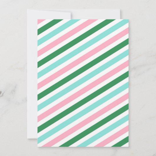 Young WIld & Three Dinosaur 3rd Birthday 招待状 (裏面)