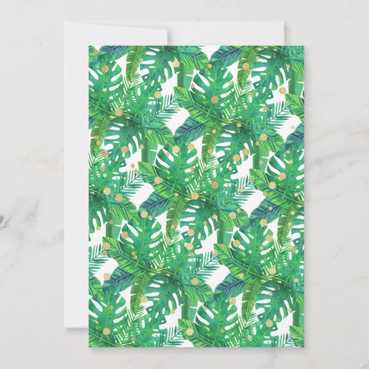 Young Wild & Three Dinosaur Boys 3rd Birthday 招待状 (裏面)