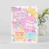 Young Wild & Three Groovy Rainbow誕生日パーティー 招待状 (スタンド正面)