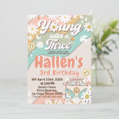 Young Wild & Three Groovy Rainbow 3rd Birthday 招待状 (スタンド正面)