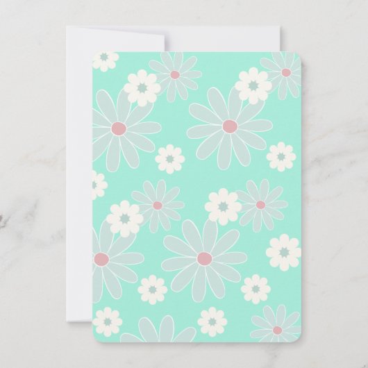 Young Wild & Three Hippie Birthday Party Invitatio 招待状 (裏面)