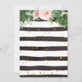 Young Wild & Three Party Animals Girl 3rd Birthday 招待状 (裏面)