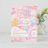 Young Wild & Three Rainbow Disco Sun 3rd Birthday  招待状 (スタンド正面)