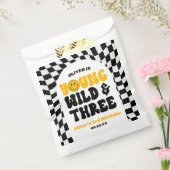 Young Wild & Three Retro Third 3rd Birthday Party フェイバーバッグ (封をした状態)
