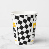 Young Wild & Three Retro Third 3rd Birthday Party 紙コップ (左)