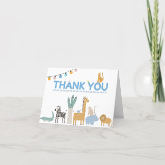 Young, Wild & Three Thank You Cards サンキューカード