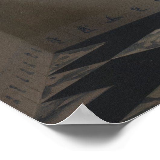 Young Woman at a Virginal — Vermeer ポスター (角)