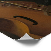 Young Woman at a Virginal — Vermeer ポスター (角)