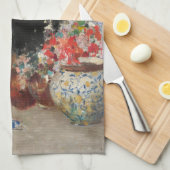 Young Woman Celebrating Victory (Vincenzo Irolli) キッチンタオル (四つ折り)