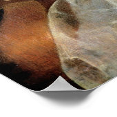 Young Woman Playing a Viola da Gamba ポスター (角)