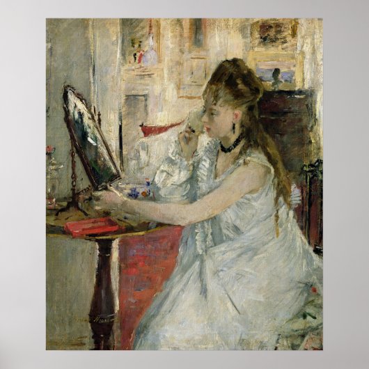 Young Woman Powdering her Face, 1877 ポスター (正面)