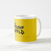 Young World Collective ロゴ コーヒーマグカップ (正面右)