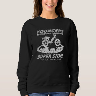 Youngers Train Depot & Moped Super Store スウェットシャツ