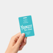 Youngest Family Member Family Reunion バッジ (手持ち)