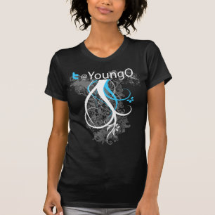 YoungQの女性薄いV首(合う) Tシャツ