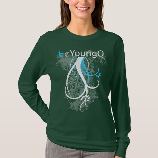 YoungQの女性長袖 Tシャツ (正面)