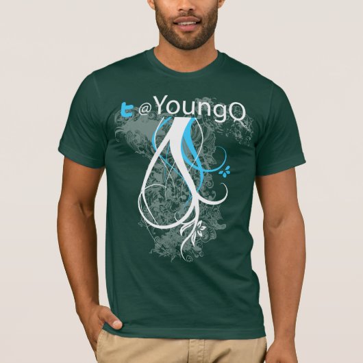 YoungQベーシックBellaキャンバスTシャツ Tシャツ (正面)