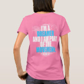 YoungQレディースプティTシャツ Tシャツ (裏面)