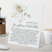 YOUNGSTOWNクッキーテーブル結婚の署名 台座サイン (インサイチュ)