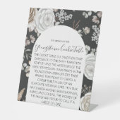 YOUNGSTOWN COOKIE TABLE結婚のサイン 台座サイン (正面)