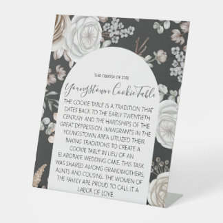 YOUNGSTOWN COOKIE TABLE結婚のサイン 台座サイン