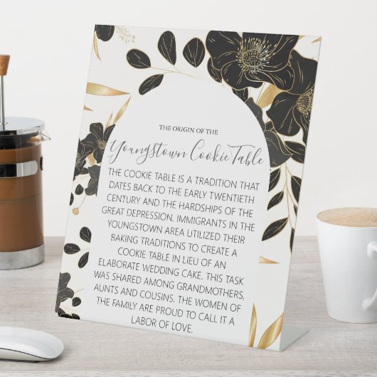 YOUNGSTOWN COOKIE TABLE結婚のサイン 台座サイン (インサイチュ)