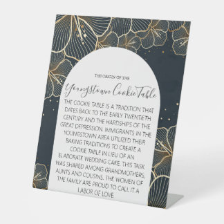 YOUNGSTOWN COOKIE TABLE結婚のサイン 台座サイン