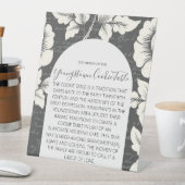 YOUNGSTOWN COOKIE TABLE結婚のサイン 台座サイン (インサイチュ)