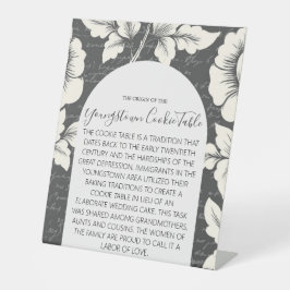 YOUNGSTOWN COOKIE TABLE結婚のサイン 台座サイン