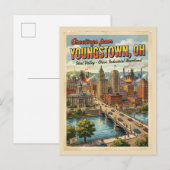 Youngstown OH からこんにちは ポストカード (正面/裏面)