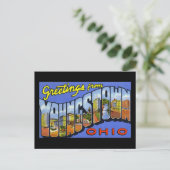 Youngstown Ohioからのご挨拶 ポストカード (スタンド正面)