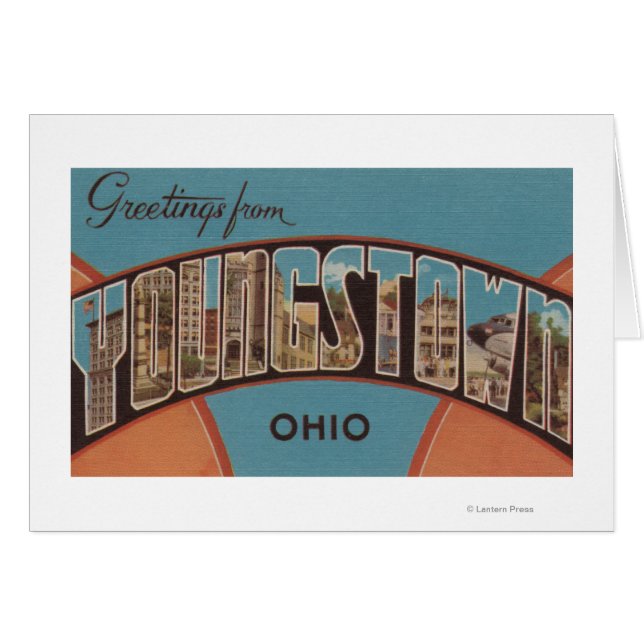 Youngstown, Ohio – 大きな文字のシーン (正面横)