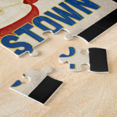 Youngstown Ohio Apple – ヴィンテージ・トラベル ジグソーパズル (側面)