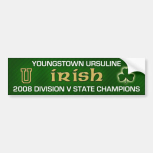 Youngstown Ursulineのバンパーステッカー バンパーステッカー