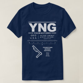 Youngstown Warren地域空港YNG Tシャツ