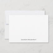 Younique Thank You Note Purpleまつげ ノートカード (裏面)