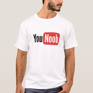YouNoobの男性Tシャツ Tシャツ