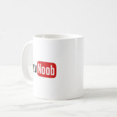 YouNoob コーヒーマグカップ (正面左)