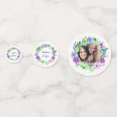 YOURフォト&文字フラワーフレーム紙吹雪 コンフェッティ (裏面)