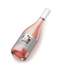 YOURフォト&文字ワインボトルラベル