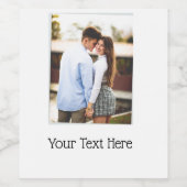 YOURフォト&文字ワインボトルラベル ワインラベル (シングルラベル)