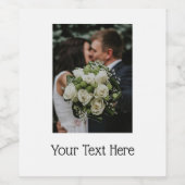 YOURフォト&文字ワイン ワインラベル (シングルラベル)