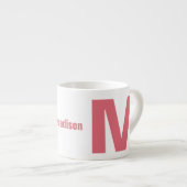 YOURモノグラムと名前espresso mug エスプレッソカップ (正面右)