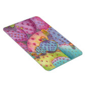 YOUR写真テンプレートまたはカラフルデザートサボテン マグネット (右側)