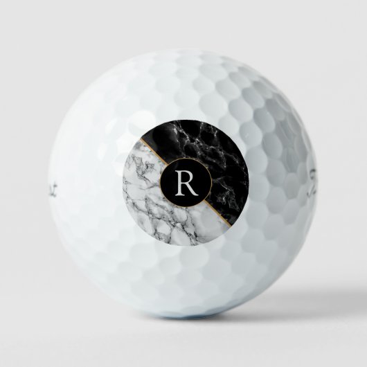 Your パーソナライズされた Letter Golf Balls Stamp ゴルフボール (正面)