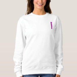Your 保 Hope Alive Sweatshirt – ホワイト スウェットシャツ