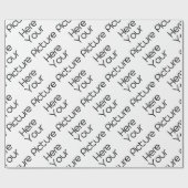 Your_写真_Here ラッピングペーパー (フラット)